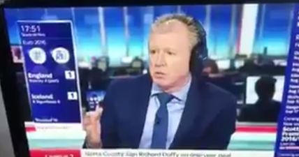 Steve McClaren’s live reaction to Iceland’s second goal is beyond painful