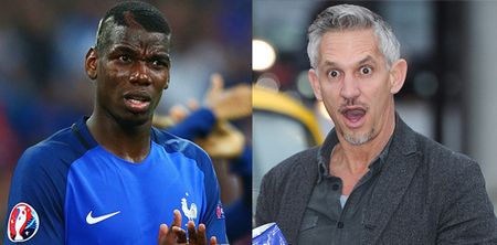 Gary Lineker’s seven-word tweet sparks strong reaction from Paul Pogba’s agent