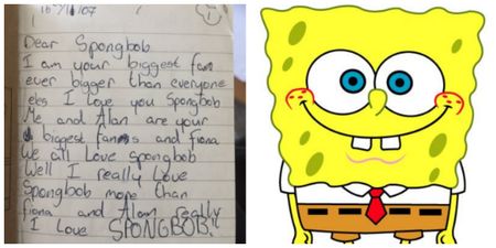 Guy bravely shares his profound SpongeBob SquarePants childhood diary entries