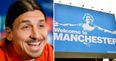 The new ‘Welcome to Manchester’ sign for Zlatan above City’s shop is genuinely hilarious