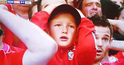 Sweary Welsh kid is censored by Euros logo in a case of perfect timing