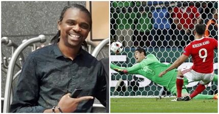 Nwankwo Kanu reacts to Hal Robson-Kanu’s Euro 2016 genius