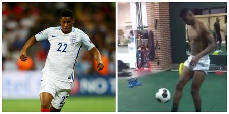 Watch Marcus Rashford show off skills that England could have done with in France