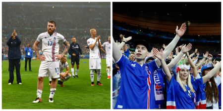 Iceland’s new president watched Euro 2016 quarter-final with the fans