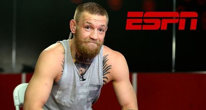 Conor McGregor poses nude for the cover of ESPN magazine