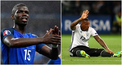 Paul Pogba showed a touch of class to Jerome Boateng as he went off injured