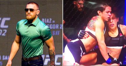 Conor McGregor couldn’t help but shout some cageside advice at TUF 23 finale