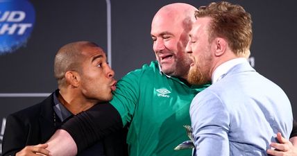 Jose Aldo wasted no time addressing Conor McGregor after defeating Frankie Edgar