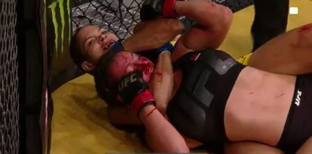 Watch the moment Amanda Nunes became the new women’s bantamweight champion