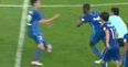 Watch former Chelsea midfielder Ramires as he furiously tries to attack referee