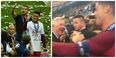 Watch Cristiano Ronaldo and Alex Ferguson embrace after Euro 2016 final