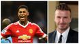 David Beckham sends Marcus Rashford a message of encouragement on signed shirt ahead of new season