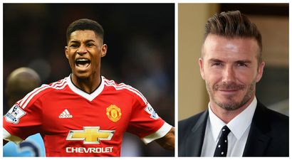 David Beckham sends Marcus Rashford a message of encouragement on signed shirt ahead of new season