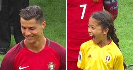 Everyone is melting over how these kids reacted to Cristiano Ronaldo