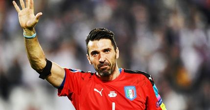 Gianluigi Buffon confirms legend status by joining in with a kids’ kickabout on his holidays