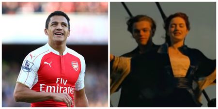 Alexis Sanchez’s Titanic-themed video is utterly bizarre