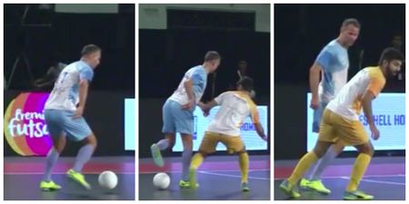 Ryan Giggs shows he’s still got it with impressive skill in futsal league