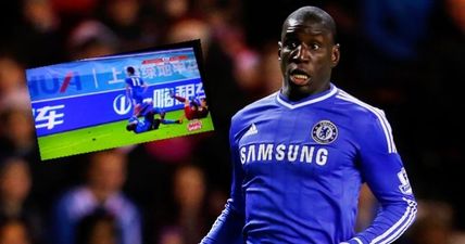 Former Chelsea striker Demba Ba suffers horrific leg break