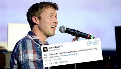 James Blunt proves once again that he is the king of comebacks on Twitter