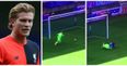 Loris Karius responds perfectly after being mocked for mistake at Wigan