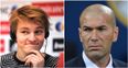 Zinedine Zidane has clashed with Real Madrid’s president over Martin Odegaard