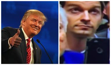 This U.S delegate’s reaction as his state votes for Donald Trump is priceless