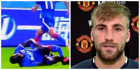 Luke Shaw sends message to Demba Ba after double leg break