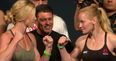 This UFC staredown between Holly Holm and Valentina Shevchenko was almost uncomfortably long