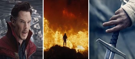 Doctor Strange, King Arthur and Kong: Skull Island have all released wonderful trailers