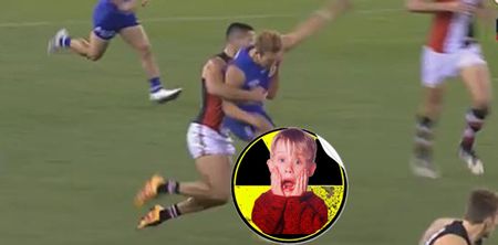 Aussie Rules starlet suffers gruesome double leg break by accidentally kicking himself