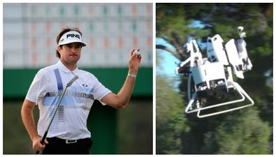 Bubba Watson’s flying golf cart jetpack looks absolutely incredible