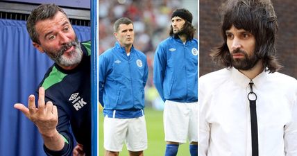 Has Roy Keane been taking fashion tips from his mate Serge from Kasabian?