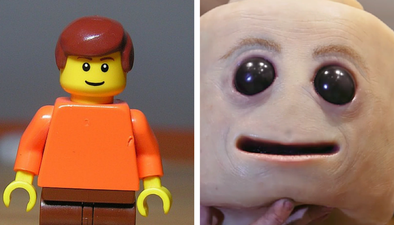 Someone’s made a lifesize LEGO man with human-like skin and it will fuck up your day