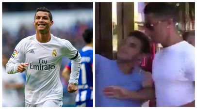 Watch Cristiano Ronaldo casually swat away selfie-seeker in Los Angeles