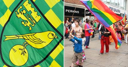 Norwich City have the perfect reply to someone questioning their support for Pride