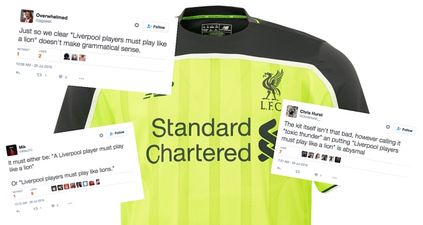 Everyone’s ripping the piss out of the Liverpool 3rd kit’s ‘inspirational’ message