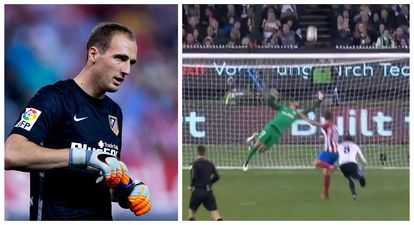 Watch Jan Oblak channel his inner De Gea with incredible reaction save against Spurs