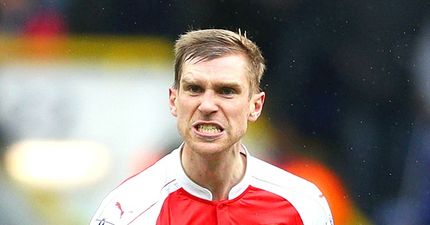 Even Per Mertesacker is poking fun at Arsenal’s inability to sign a striker