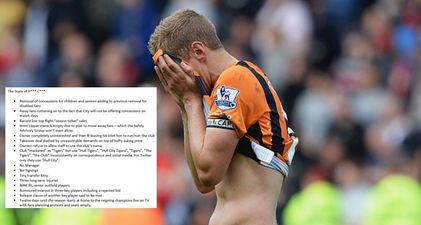 A Hull City fan has listed the 16 depressing reasons his club is screwed