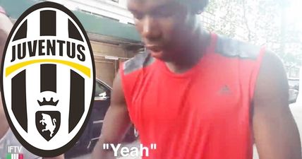 People think this video proves Paul Pogba is not joining Manchester United