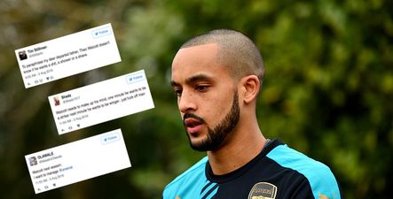 Arsenal fans haven’t taken too well to Theo Walcott reinventing himself…again