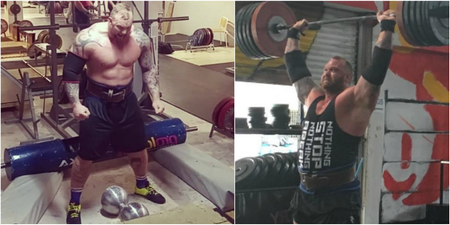 The Mountain is training like an animal for World’s Strongest Man