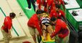 Watch medics stupidly drop the stretcher of Olympic gymnast who suffered horrid leg break