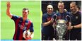 Looks like Thomas Vermaelen’s days of hoovering up trophies with Barca are over