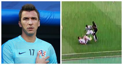 This improvised Mario Mandžukić pass against West Ham is straight from the circus