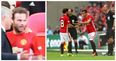 Man United fans enjoyed claims that Juan Mata was ‘restrained’ after being substituted