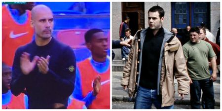 Football fans can’t stop laughing at Guardiola’s Football Factory impression