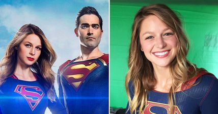 Everyone’s worried that Superman is doing something quite rude to Supergirl in new poster