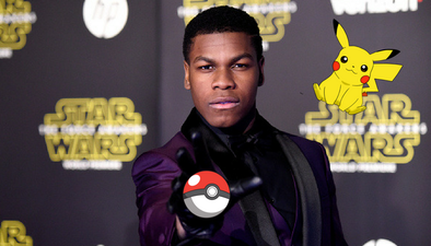 John Boyega is definitely playing Pokemon Go while filming for Star Wars Episode VIII