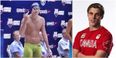 Here’s why this Canadian swimmer flips his dad the middle finger before a race